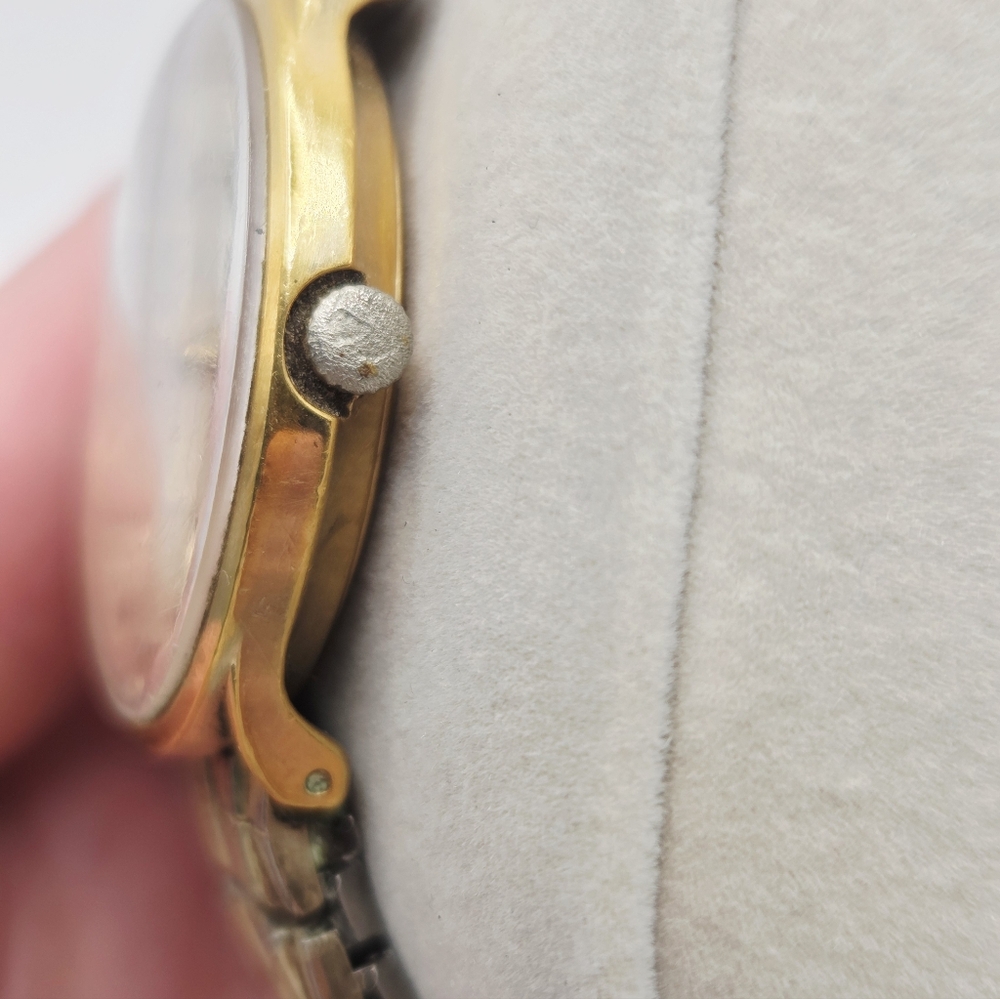 Vintage Mido Ocean Star Powerwind Watch Gold  Electroplated 001.5 35mm Working - Picture 5 of 13